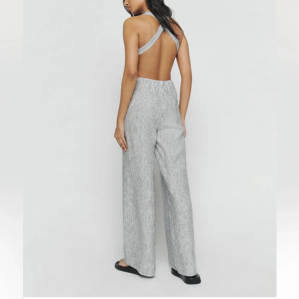 Reformation Autumn Linen Jumpsuit
